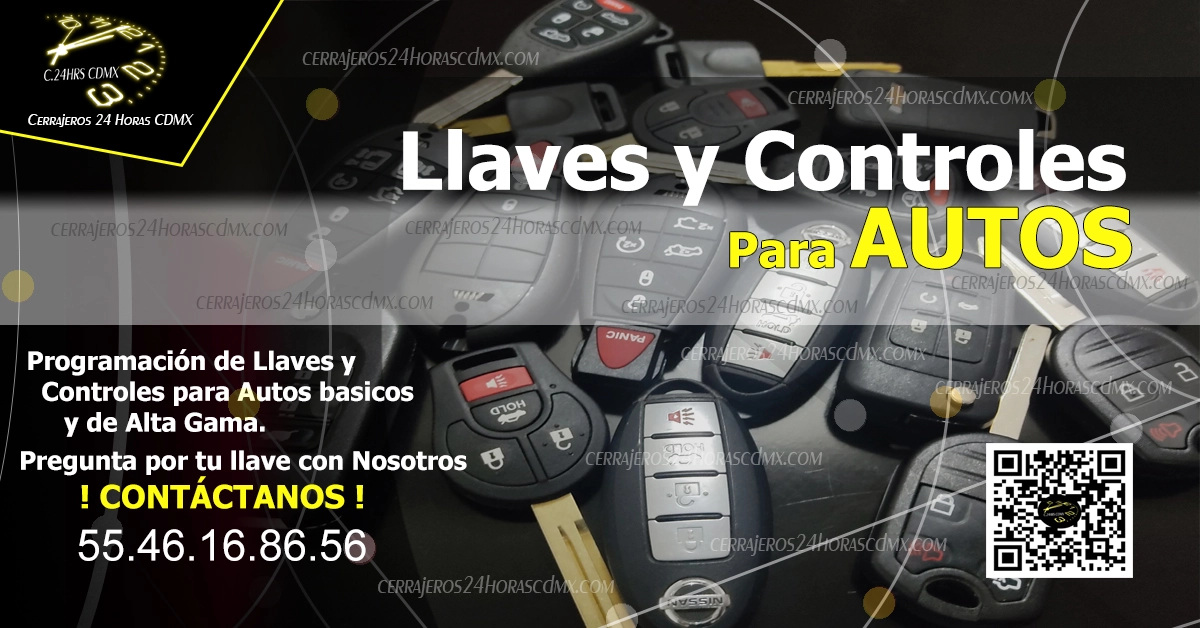 llaves y controles para autos